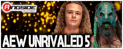AEW Unrivaled 5 Toy Wrestling Action Figures by Jazwares