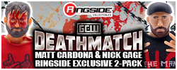 GCW Death Match (Matt Cardona & Nick Gage) Ringside Collectibles Exclusive 2-Packs Toy Wrestling Action Figures