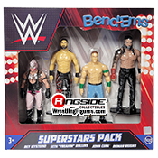 Image (4-Pack) WWE Superstars - WWE Bend-Ems