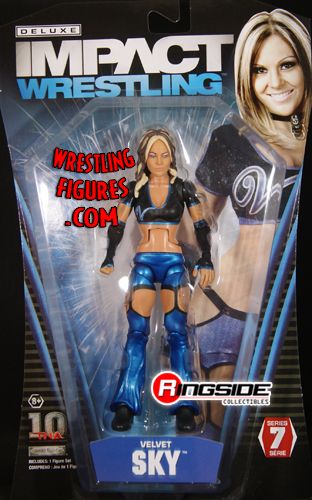 TNA Impact Jakks Wrestling Deluxe Series 3 Velvet Sky Figure Knockout WWE Roh