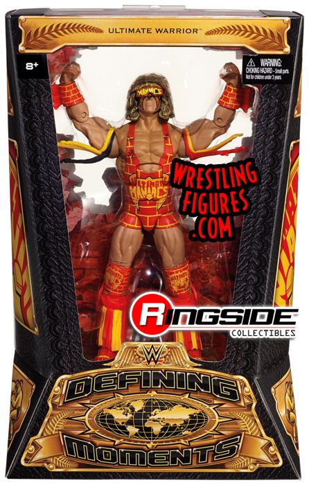 Ultimate Maniacs Ultimate Warrior Wwe Defining Moments Wwe Toy