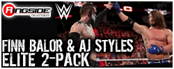 AJ Styles & Demon Finn Balor - WWE Elite 2-Pack Toy Wrestling Action Figures by Mattel