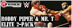 Mr T & Roddy Piper WWE Elite 2-Pack Toy Wrestling Action Figures by Mattel