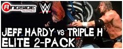 Jeff Hardy & Triple H WWE Elite 2-Pack Toy Wrestling Action Figures by Mattel
