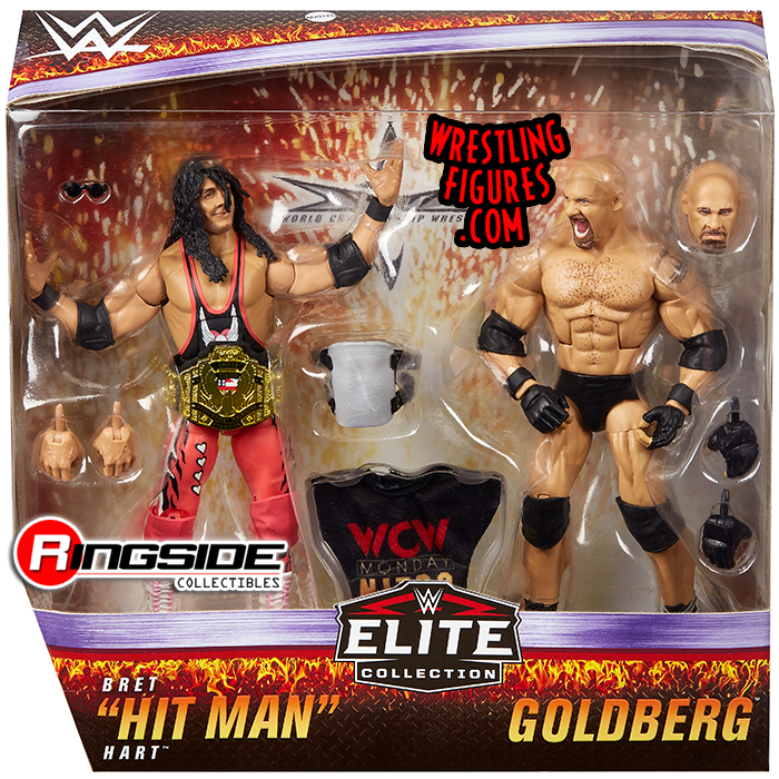 deugd Fraude thuis Goldberg & Bret Hart - WWE Elite 2-Pack WWE Toy Wrestling Action Figures by  Mattel!