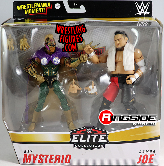 Brand New Rey Mysterio & Samoa Joe WWE Elite Series Twin Pack Figures 