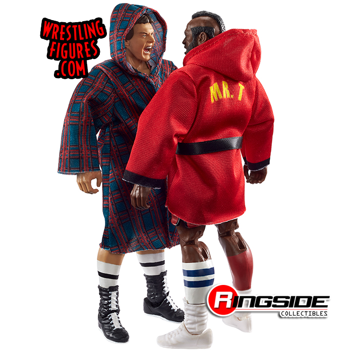 T vs Rowdy Roddy Piper Figure Set for sale online Mattel WWE Elite Collection Mr 