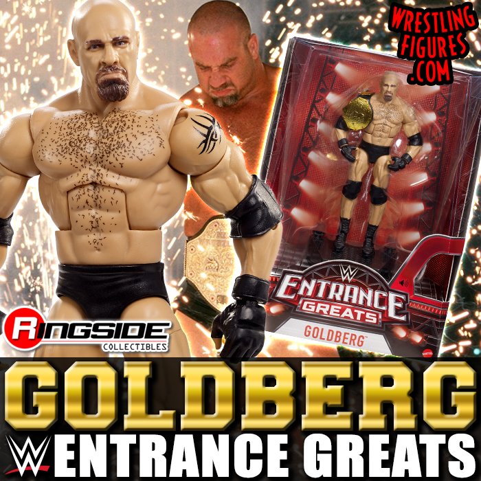 WWE WCW Elite Entrance Greats GOLDBERG Wrestling Figure Mattel 2018