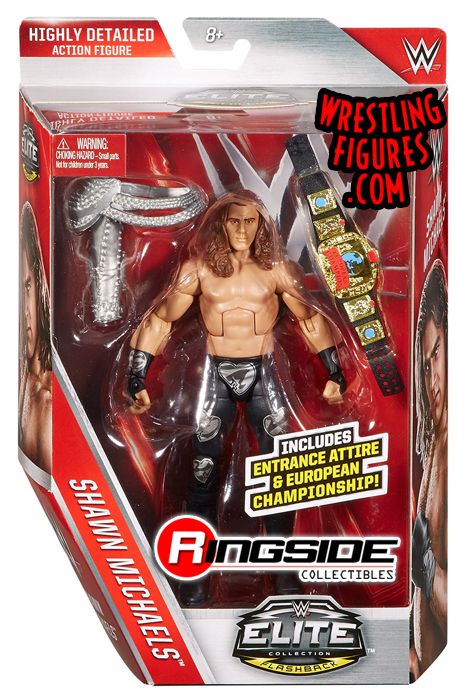 WWE Wrestling Mattel Elite Shawn Michaels Entrance Gear Figure Accessories HBK 