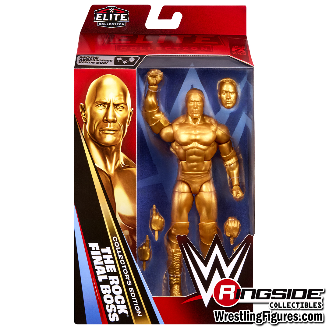 Image The Rock (Gold Statue) - WWE Elite 125 Exclusive