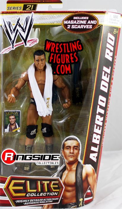 Details about  / 2012 WWF WWE Mattel Alberto Del Rio Elite Wrestling Figure El Patron Series 21