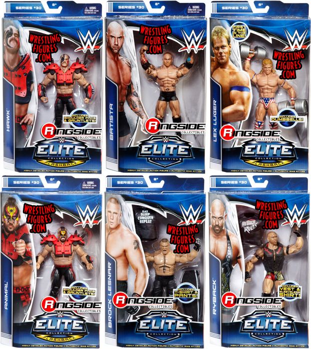 WWE Elite 30 - Complete Set of 6