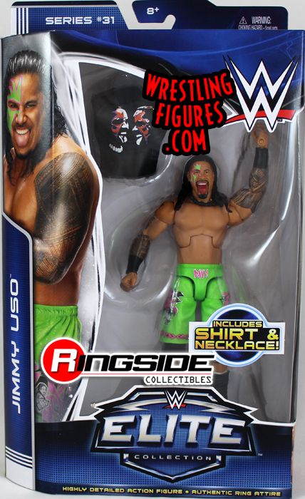 Jimmy Uso - WWE Elite 31 WWE Toy Wrestling Action Figure by Mattel
