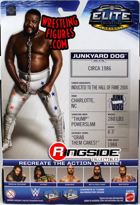 Junkyard Dog - WWE Elite 33 WWE Toy Wrestling Action Figure by Mattel