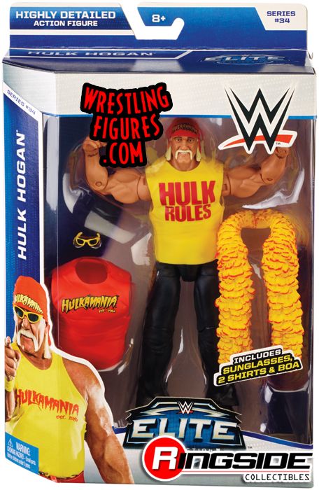Hulk Hogan - WWE Elite 34 WWE Toy Wrestling Action Figure by Mattel