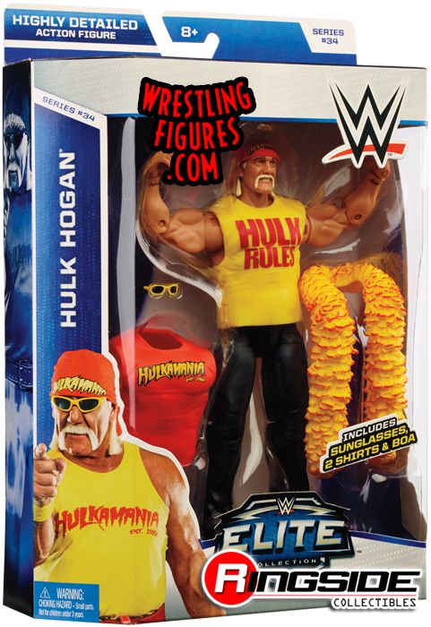 Hulk Hogan - WWE Elite 34 WWE Toy Wrestling Action Figure by Mattel