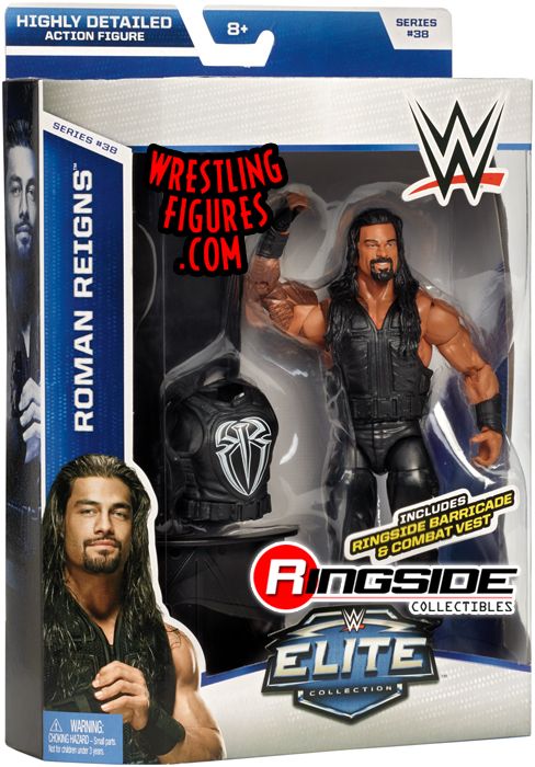 Roman Reigns Wwe Elite 38 Wwe Toy Wrestling Action Figure By Mattel