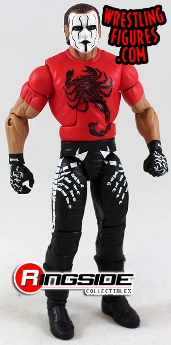 Wwe sting sales elite action figure