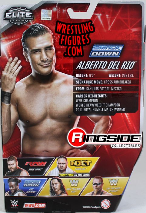 WWE Mattel Elite 43 Alberto Del Rio Wrestling Figure With Scarf 