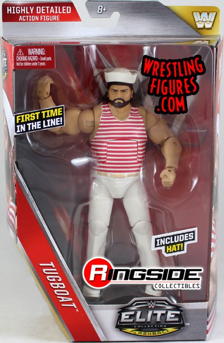 Tugboat WWE Elite 44 WWE Toy Wrestling Action Figure by Mattel
