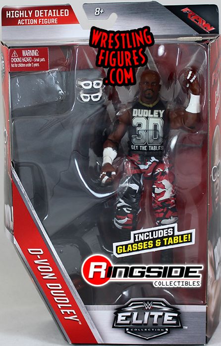 WWE BUBBA RAY DUDLEY TABLE ACCESSORIES ELITE SERIES 45 MATTEL WRESTLING FIGURE 