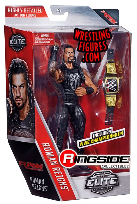 Roman Reigns Wwe Elite 45 Wwe Toy Wrestling Action Figure By Mattel