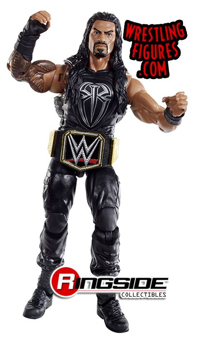 WWE Mattel Elite Series 45 Roman Reigns Action Figure Complete WWE Championship 