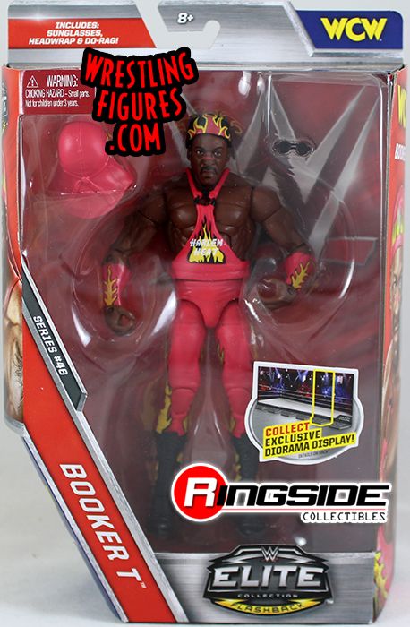Booker T (WCW Harlem Heat) - WWE Elite 46 WWE Toy Wrestling Action 