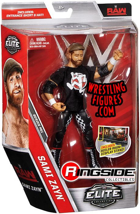Sami Zayn WWE Elite Series 51 RAW CATCH Figurine Mattel WWF NEUF 