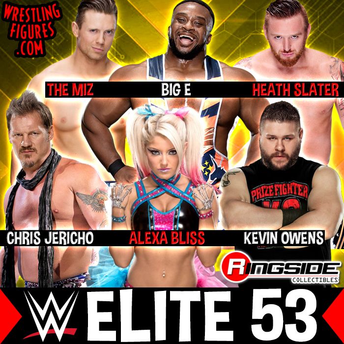 WWE Elite 53 Toy Wrestling Action Figures by Mattel! This