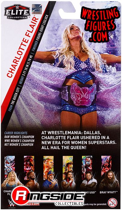 Charlotte Flair WWE Mattel Elite SERIES 54 Brand New Action Figure Jouet Comme neuf Pkg 
