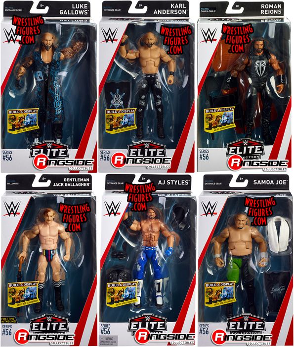 WWE Elite 56 Toy Wrestling Action Figures by Mattel! This set