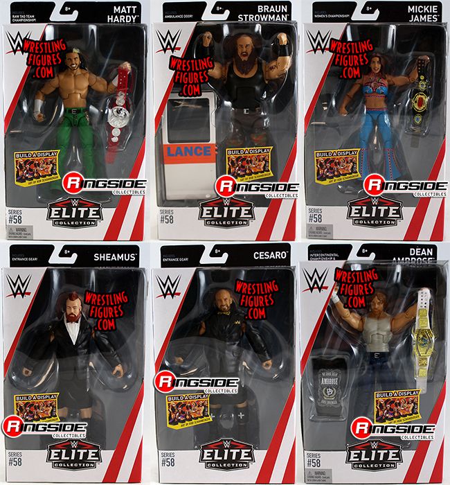 WWE Elite 58 Toy Wrestling Action 