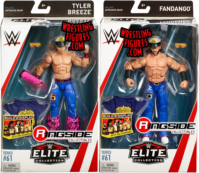 WWE Breezango Fandango And Tyler Breeze Elite Figure Series 61 Mattel 