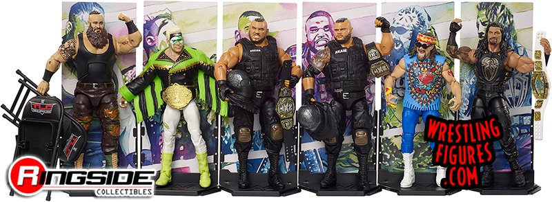 WWE Mattel Elite Akam series 62 6 inch figure complete excellent 