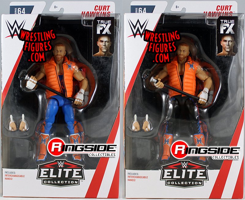 Curt Hawkins Blue Gear WWE Elite 64 Chase Variant Black