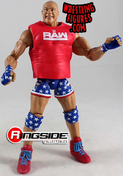 WWE Figuren OVP Wrestlingfigur Raw WWE Mattel Elite 66 Kurt Angle Neu u