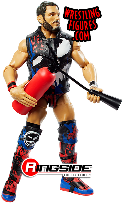 WWF WWE Elite Mattel Wrestling Figure RARE JOHNNY Gargano série 70 endommagé 