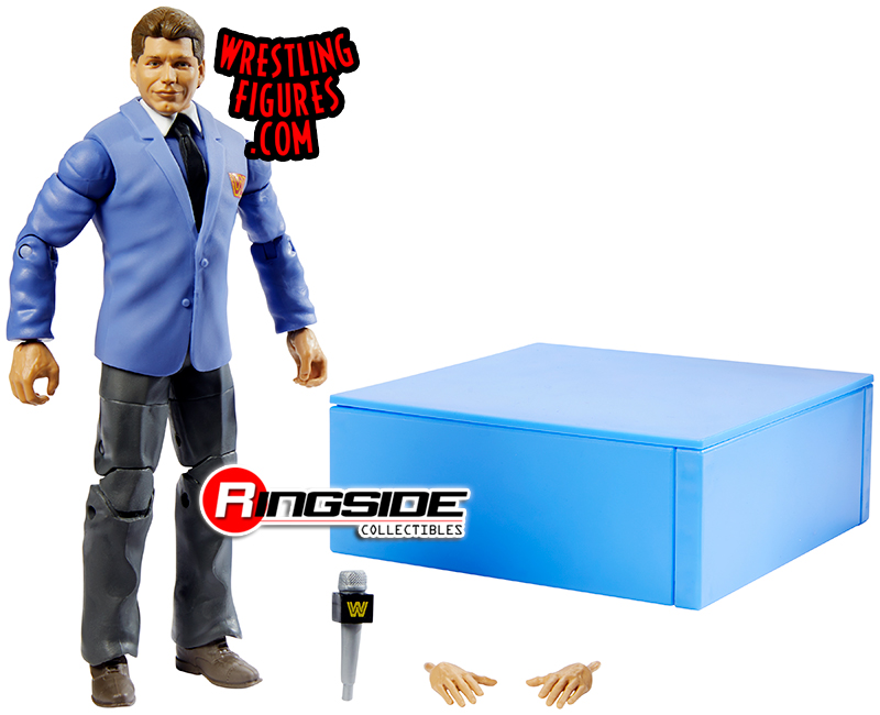 McMahon Mattel Elite Series 70 SUITED Vince McMahon CLASSICS 80"S ERA WWE Mr 