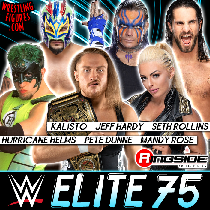 WWE Elite 75 Complete Set of 6 WWE Toy Wrestling Action