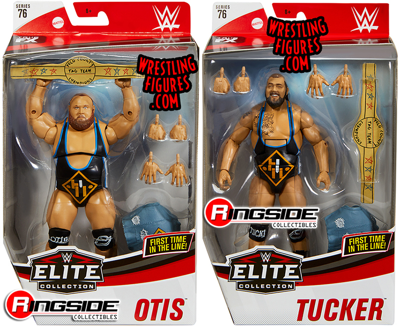 WWE Mattel Elite Series 76 Heavy Machinery OTIS and TUCKER Wrestling Figures NEW 