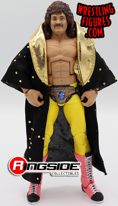 WWE Mattel Ravishing Rick Rude Pink Chase Variant Yellow Elite Series #77 Figure 