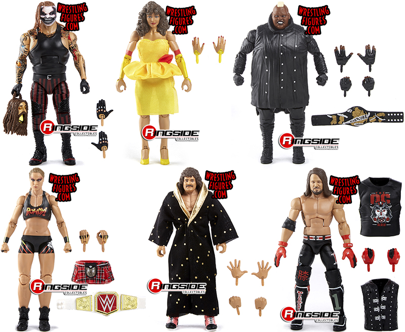 wwe elite legends complete set of 6 toy wrestling action figures