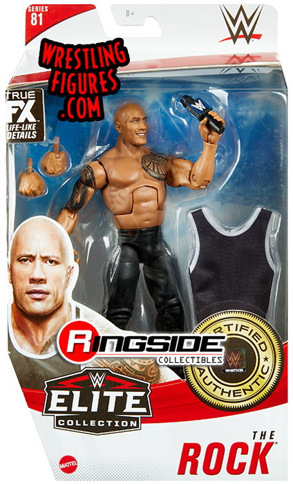 Mattel WWE Wrestling Figure Elite Accessories The Rock USA Bull Shirt K1037_R 