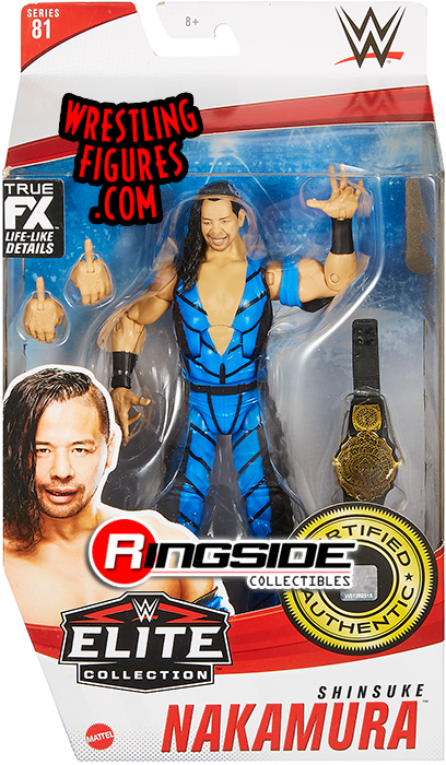 Shinsuke Nakamura (Blue Gear) WWE Toy Wrestling Action Figure by