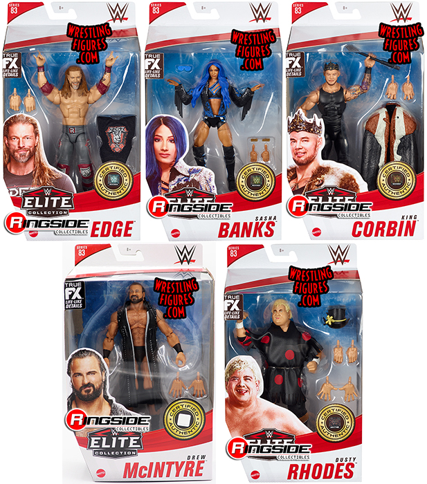 Sealed Mattel Basic Series 83 Brand New WWE Figures 
