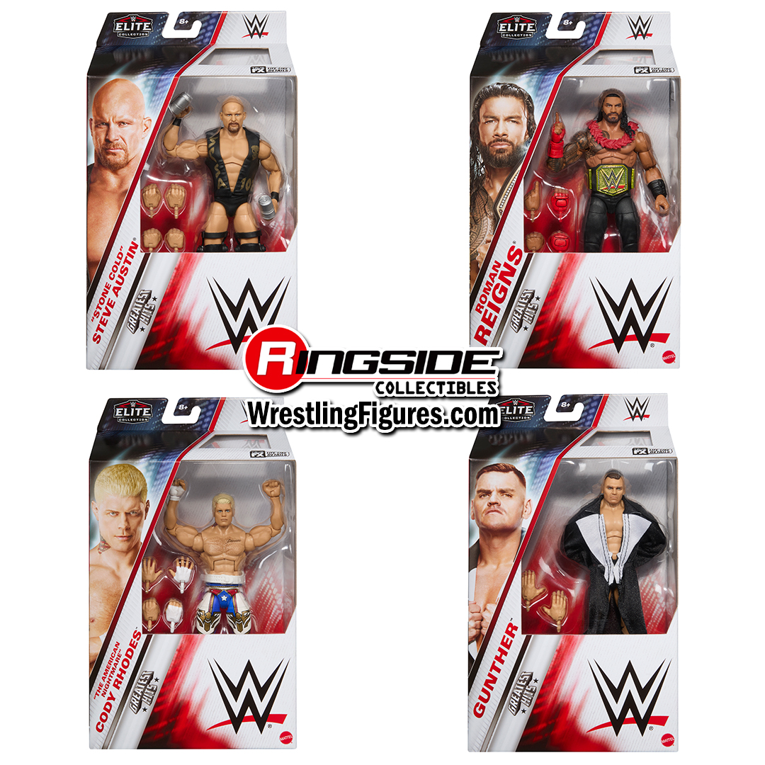 Image WWE Elite Greatest Hits 8 - (Set of 4)