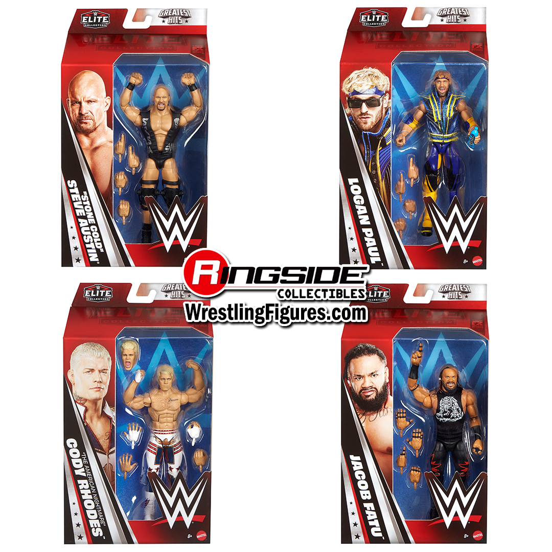 Image WWE Elite Greatest Hits 9 - Complete Set of 4