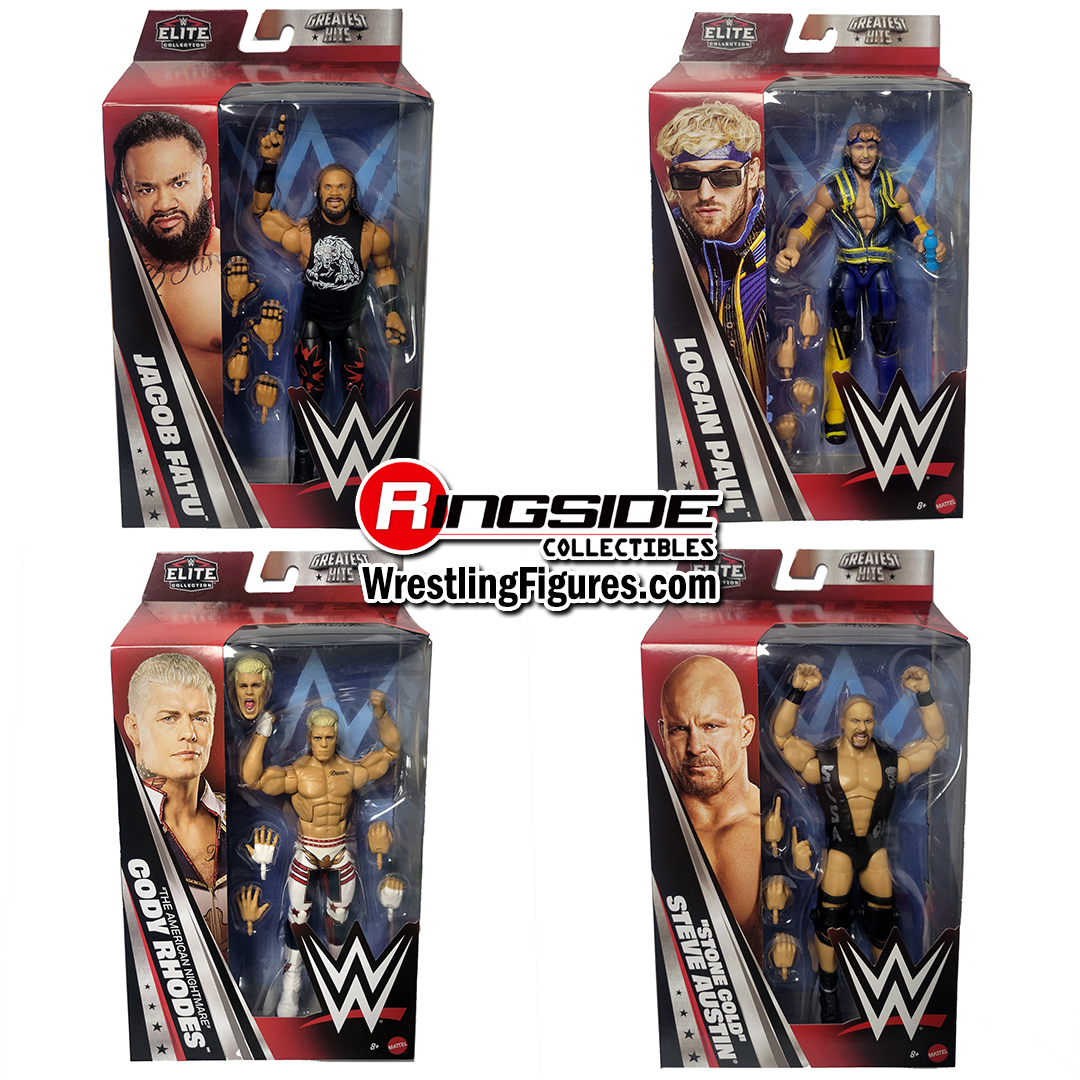 Image WWE Elite Greatest Hits 9 - Complete Set of 4
