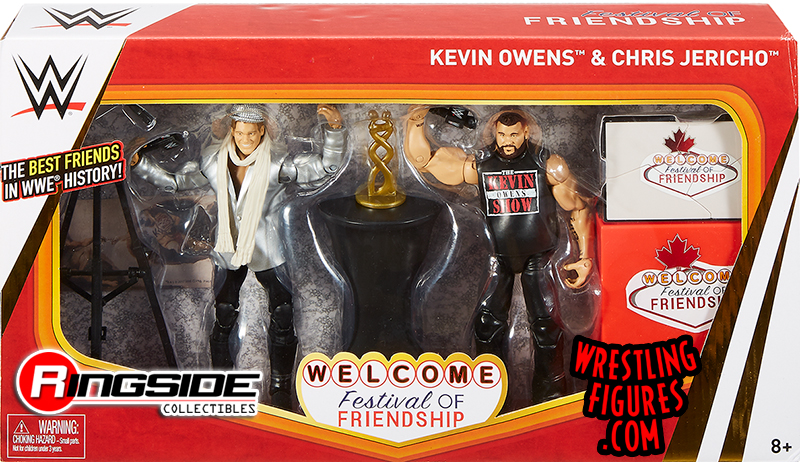 WWE Mattel Festival of Friendship Chris Jericho Kevin Owens Action Figures for sale online 